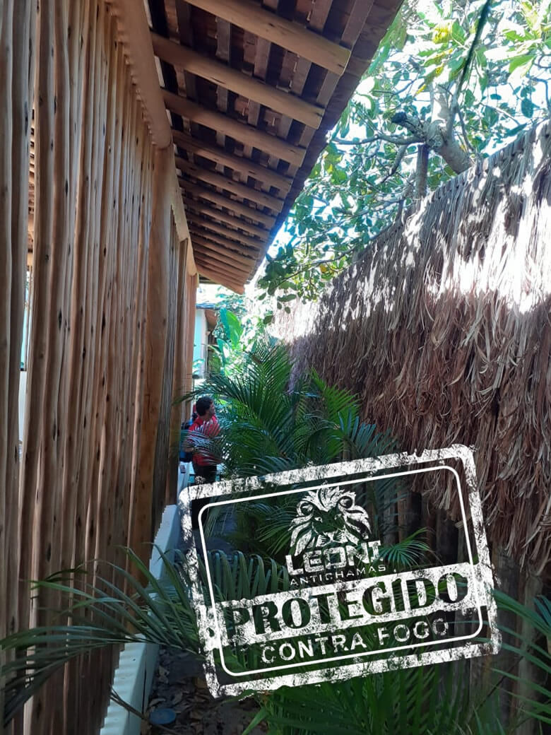 Antichamas para fibras