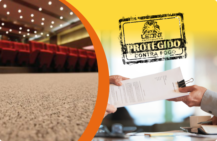 Laudos Antichamas para carpetes